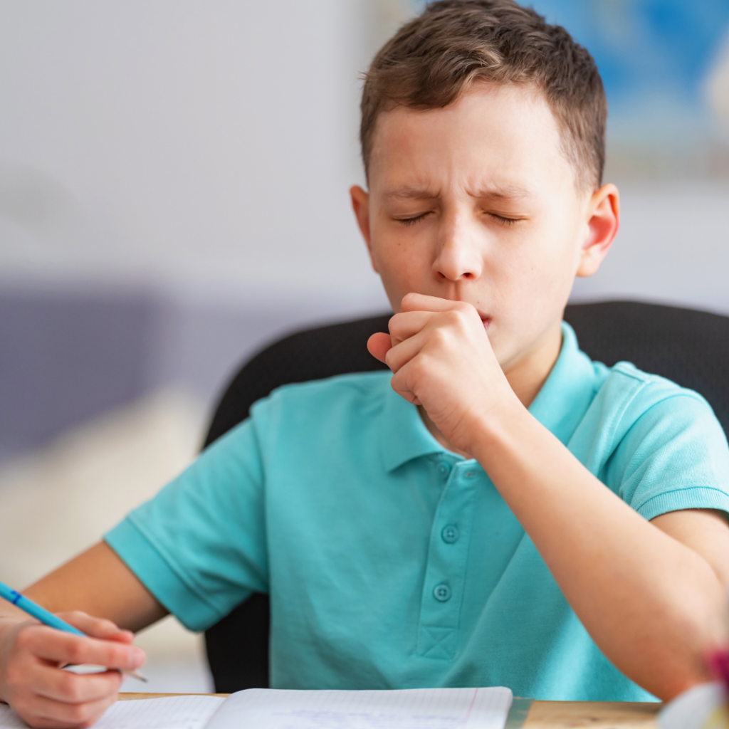 Classroom environment highlighting indoor air quality factors affecting asthma in schools