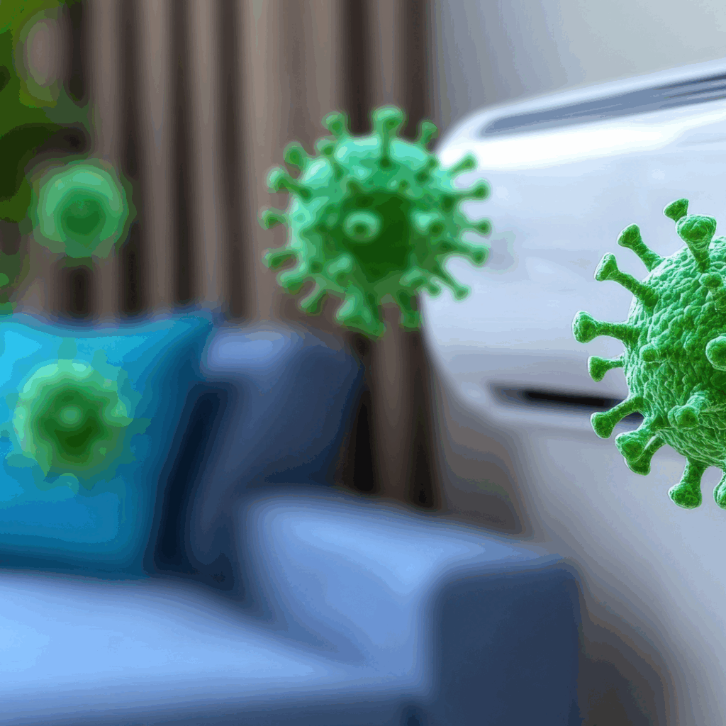 Air quality assessment being conducted in residential property